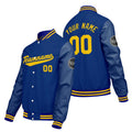 Chaquetas universitarias azules personalizadas para hombres & mujeres y jóvenes & Chaquetas Letterman personalizadas