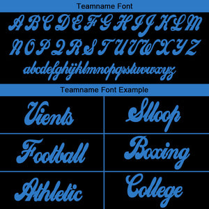 custom authentic drift fashion football jersey light blue-black mesh