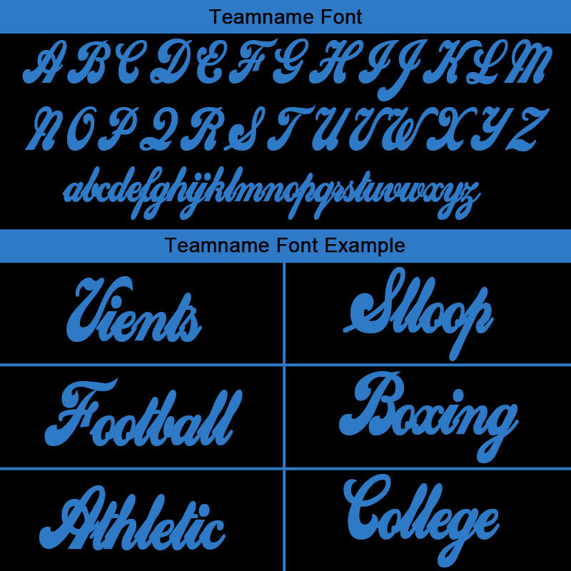 custom authentic drift fashion football jersey light blue-black mesh