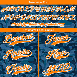 custom full print design authentic blue camouflage baseball jersey