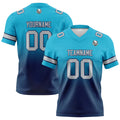Camisetas de fútbol personalizadas con degradado-nombre-número y logotipo para adultos-niños y equipos