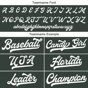 Camiseta de béisbol personalizada con diseño bordado & estilo hip hop & color gris oscuro-blanco