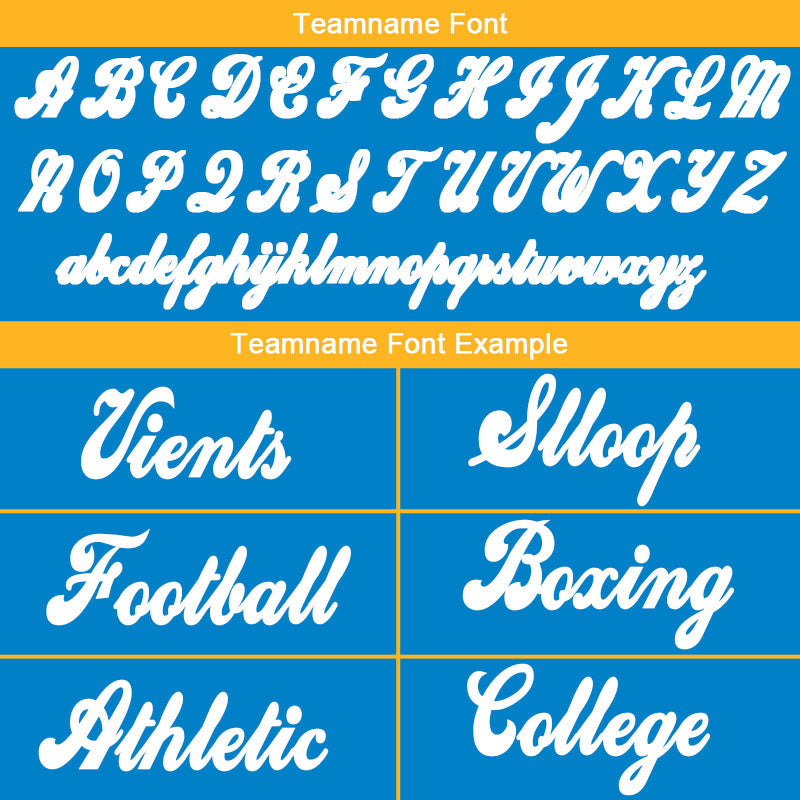 custom authentic split fashion football jersey light blue-yellow-white mesh