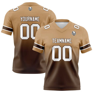 Camisetas de fútbol personalizadas con degradado-nombre-número y logotipo para adultos-niños y equipos