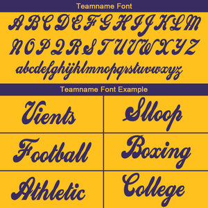 custom authentic gradient fashion football jersey yellow-purple
