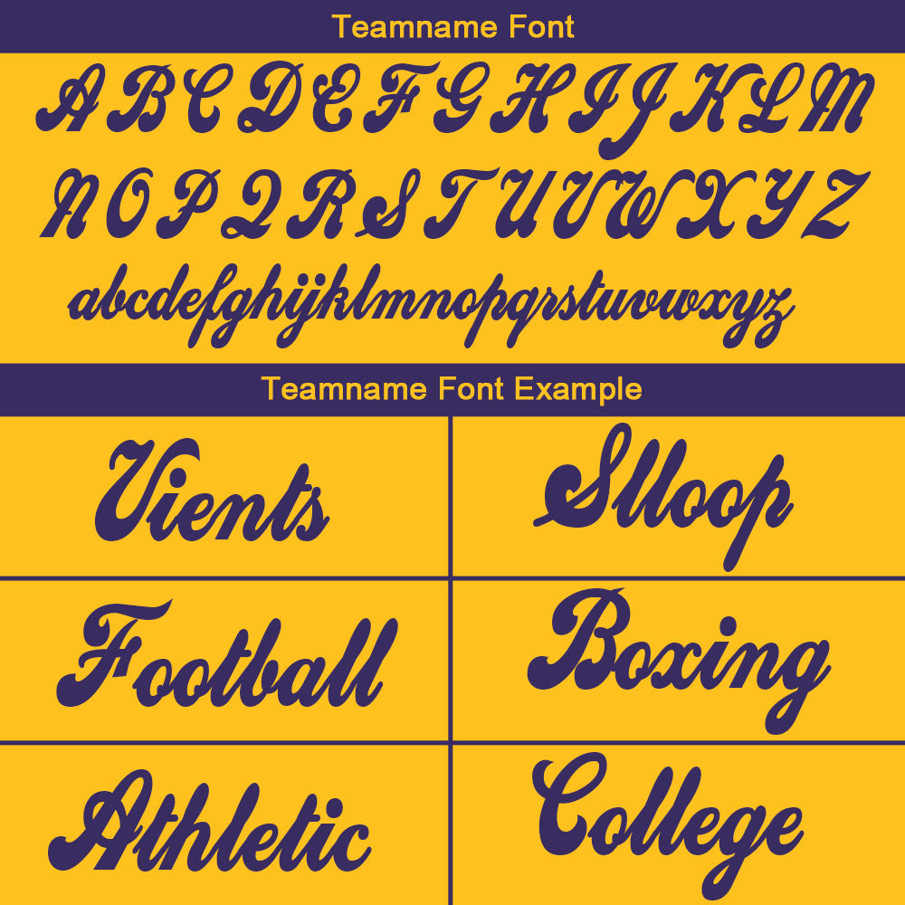 custom authentic gradient fashion football jersey yellow-purple
