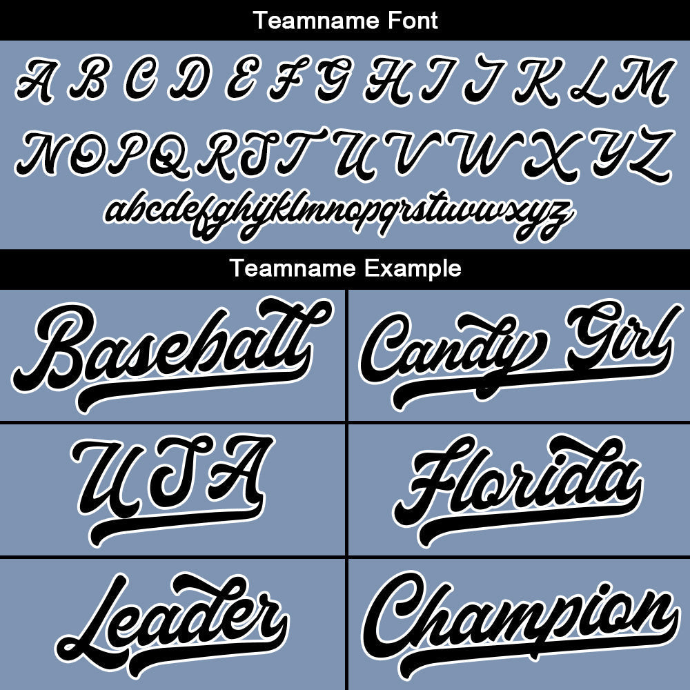 Camiseta de béisbol con dise?o personalizado estampado completo gris y azul