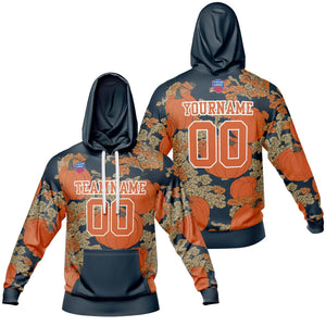 Sudadera con capucha degradada personalizada para hombre-mujer-niña o niño Imprime tu logotipo-nombre y número