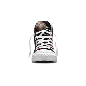 Zapatillas de lona de media caña-diseño único que resalta el carisma personal