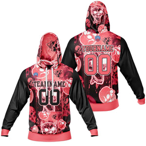 Sudadera con capucha degradada personalizada para hombre-mujer-niña o niño Imprime tu logotipo-nombre y número