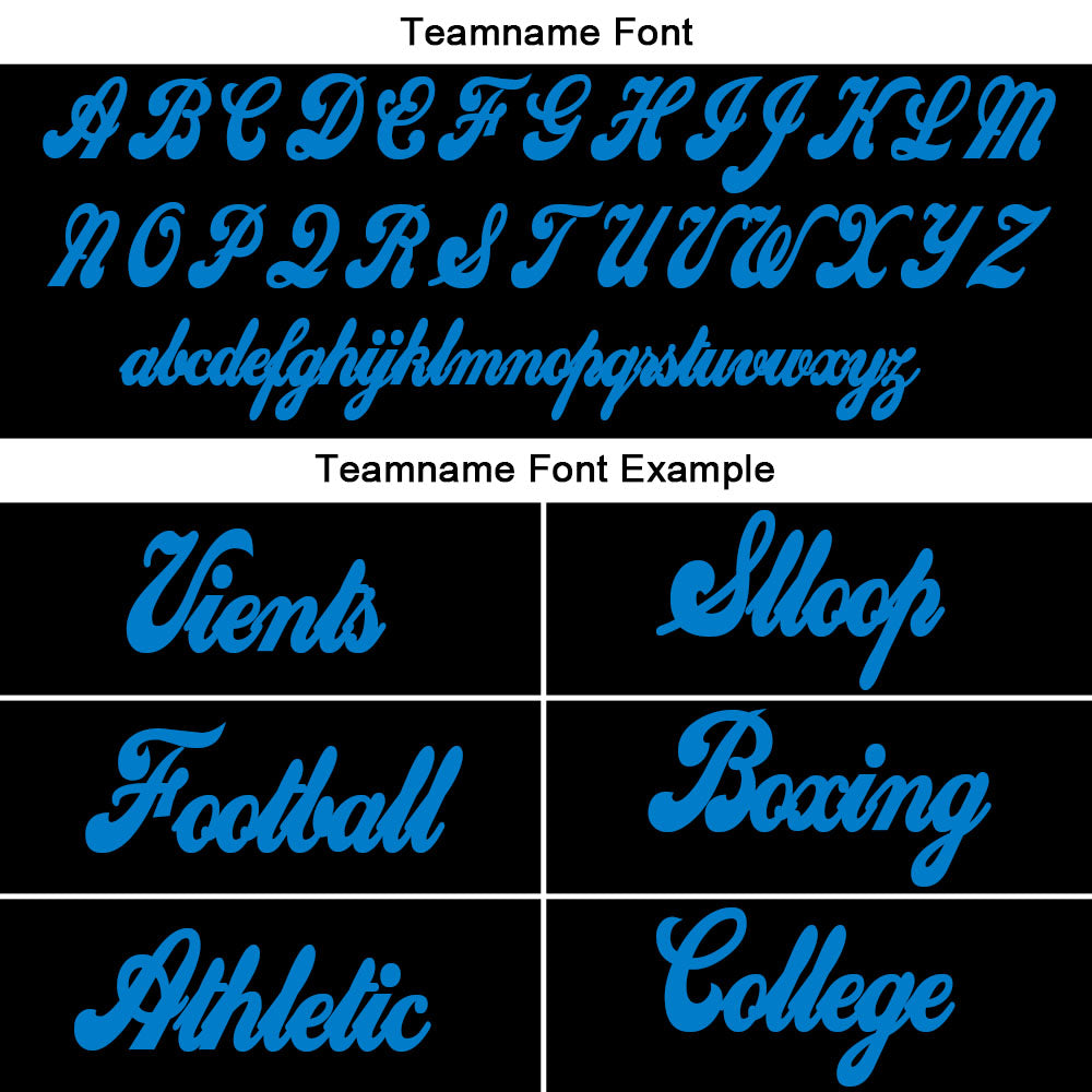 custom authentic gradient fashion football jersey light blue-black-white