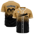 Camisetas de béisbol personalizadas con degradado nombre número y logotipo
