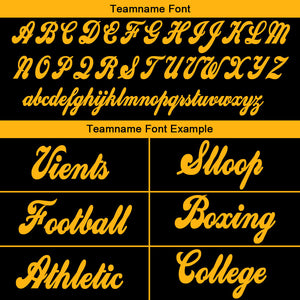 custom authentic gradient fashion football jersey black-yellow