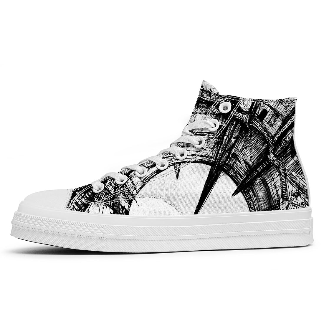 Realza tu estilo con zapatillas de lona de media caña para hombre y mujer