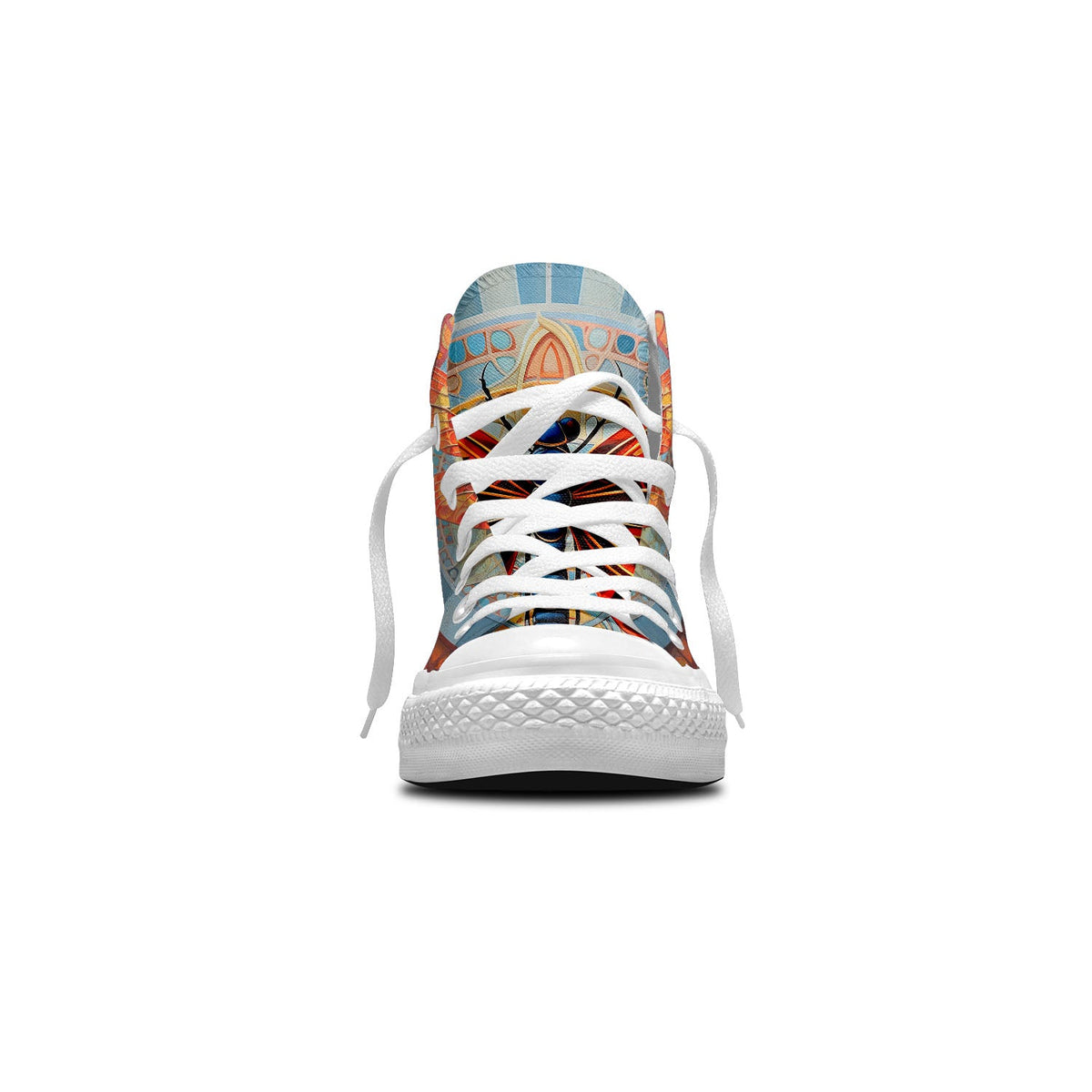 Opulent Flutter: Zapatillas unisex de media caña de lona -Déjese seducir por la belleza de los diseños de mariposas Op Art para hombres y mujeres