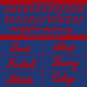 custom authentic split fashion football jersey red-white-royal