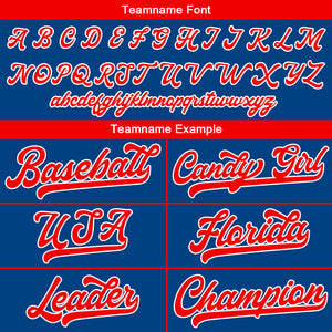 Camiseta de béisbol personalizada con diseño bordado & estilo hip hop & color rojo real