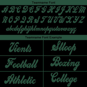 custom authentic drift fashion football jersey black-green mesh
