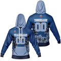 Sudadera con capucha degradada personalizada para hombre-mujer-niña o niño Imprime tu logotipo-nombre y número