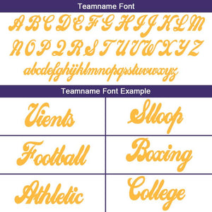 custom authentic split fashion football jersey yellow-white-purple mesh