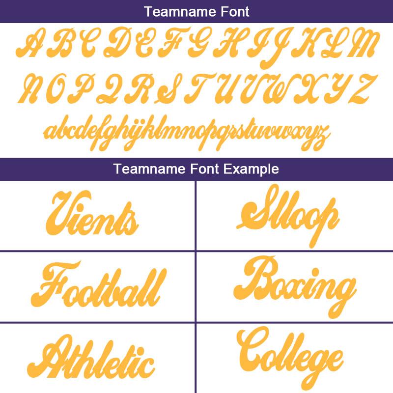 custom authentic split fashion football jersey yellow-white-purple mesh
