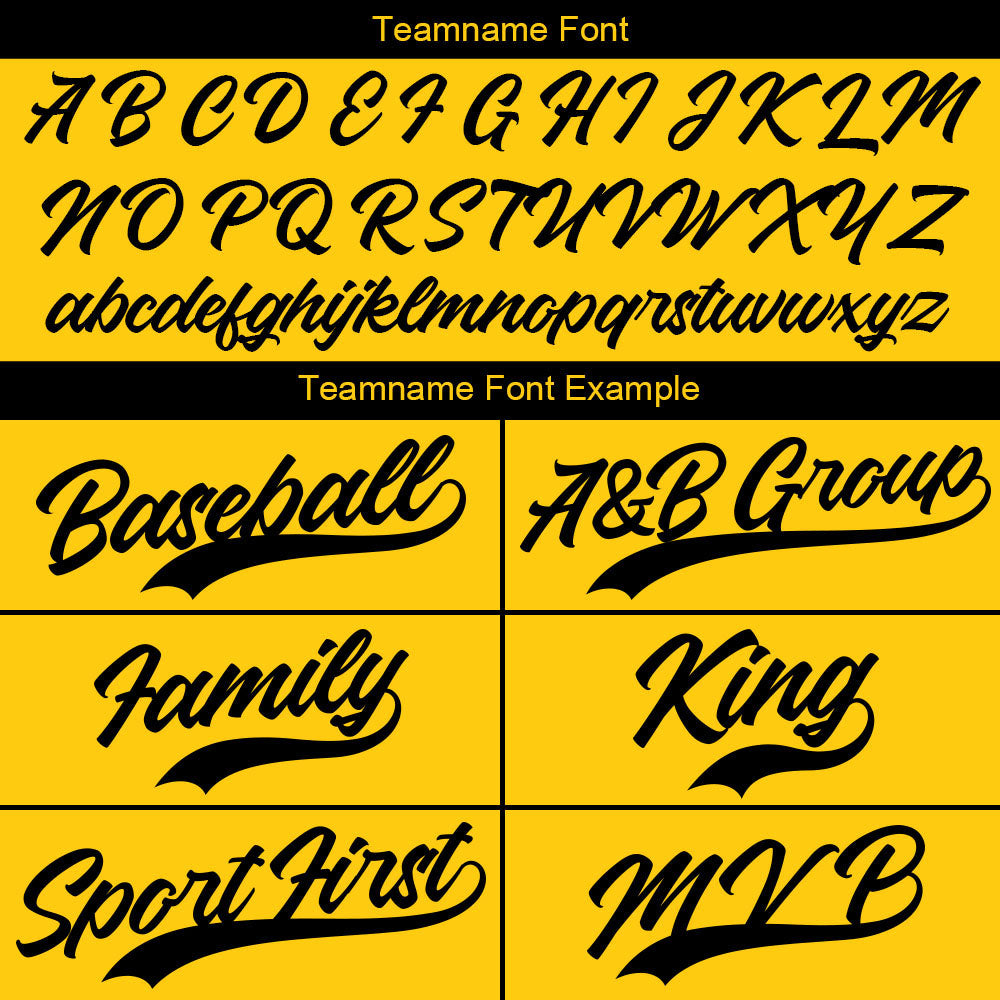 Camiseta de béisbol con dise?o personalizado estampado a todo color amarillo verdoso