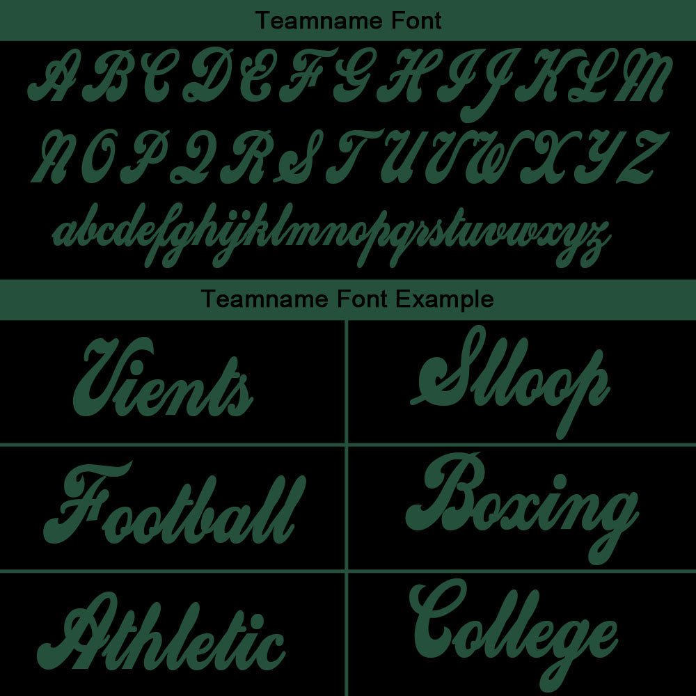 custom authentic gradient fashion football jersey green-black