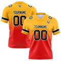 Camisetas de fútbol personalizadas con degradado-nombre-número y logotipo para adultos-niños y equipos