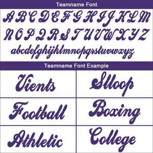 custom authentic drift fashion football jersey white-purple mesh