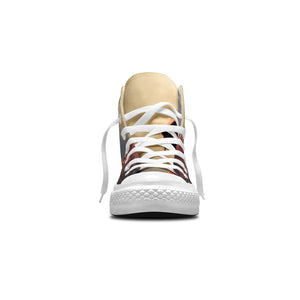 Estilo felino moderno para hombres y mujeres: realza tu estilo con zapatillas de lona de media caña