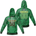 Sudadera con capucha degradada personalizada para hombre-mujer-niña o niño Imprime tu logotipo-nombre y número