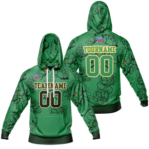 Sudadera con capucha degradada personalizada para hombre-mujer-niña o niño Imprime tu logotipo-nombre y número