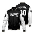 Chaquetas universitarias personalizadas en blanco y negro para hombres & mujeres y jóvenes & Chaquetas Letterman personalizadas