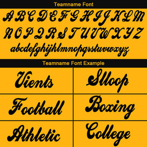 custom authentic drift fashion football jersey yellow-black mesh