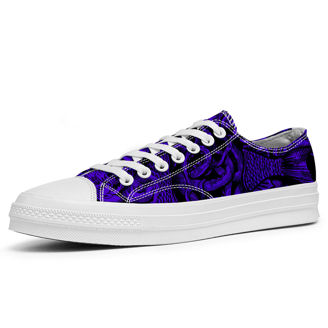 Resalta tu estilo con las zapatillas bajas de lona Fish para hombre y mujer