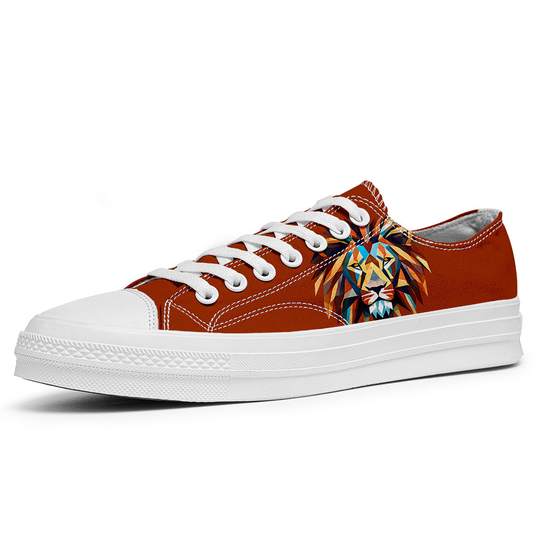 Resalta tu estilo con las zapatillas bajas de lona Lion para hombre y mujer