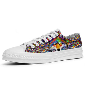 Realza tu estilo con las zapatillas bajas de lona Wolf para hombre y mujer