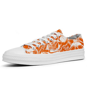 Resalta tu estilo con las zapatillas bajas de lona Skeleton para hombre y mujer