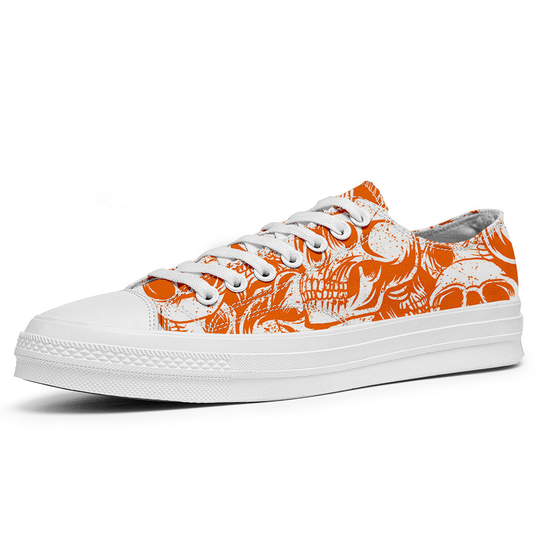 Resalta tu estilo con las zapatillas bajas de lona Skeleton para hombre y mujer
