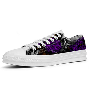 Resalta tu estilo con las zapatillas bajas de lona Skeleton para hombre y mujer