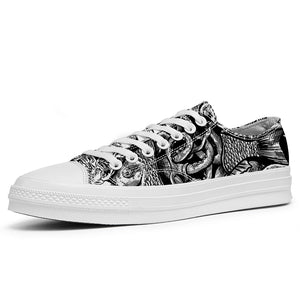Resalta tu estilo con las zapatillas bajas de lona Fish para hombre y mujer