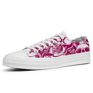 Resalta tu estilo con las zapatillas bajas de lona Skeleton para hombre y mujer