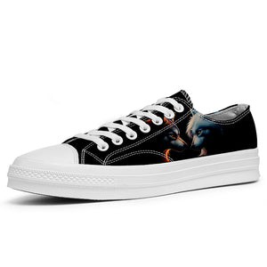 Realza tu estilo con las zapatillas bajas de lona Wolf para hombre y mujer