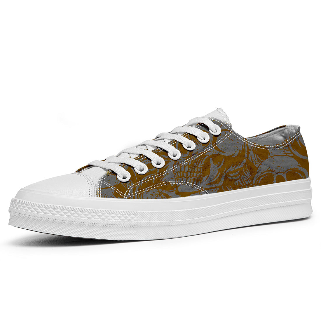 Resalta tu estilo con las zapatillas bajas de lona Skeleton para hombre y mujer