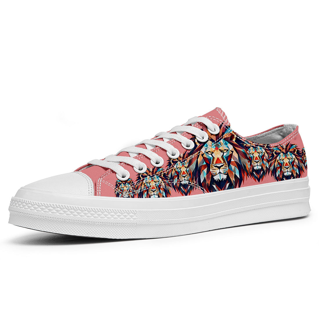 Resalta tu estilo con las zapatillas bajas de lona Lion para hombre y mujer