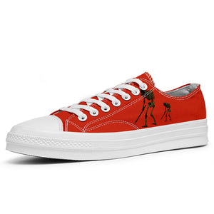 Resalta tu estilo con las zapatillas bajas de lona Skeleton para hombre y mujer