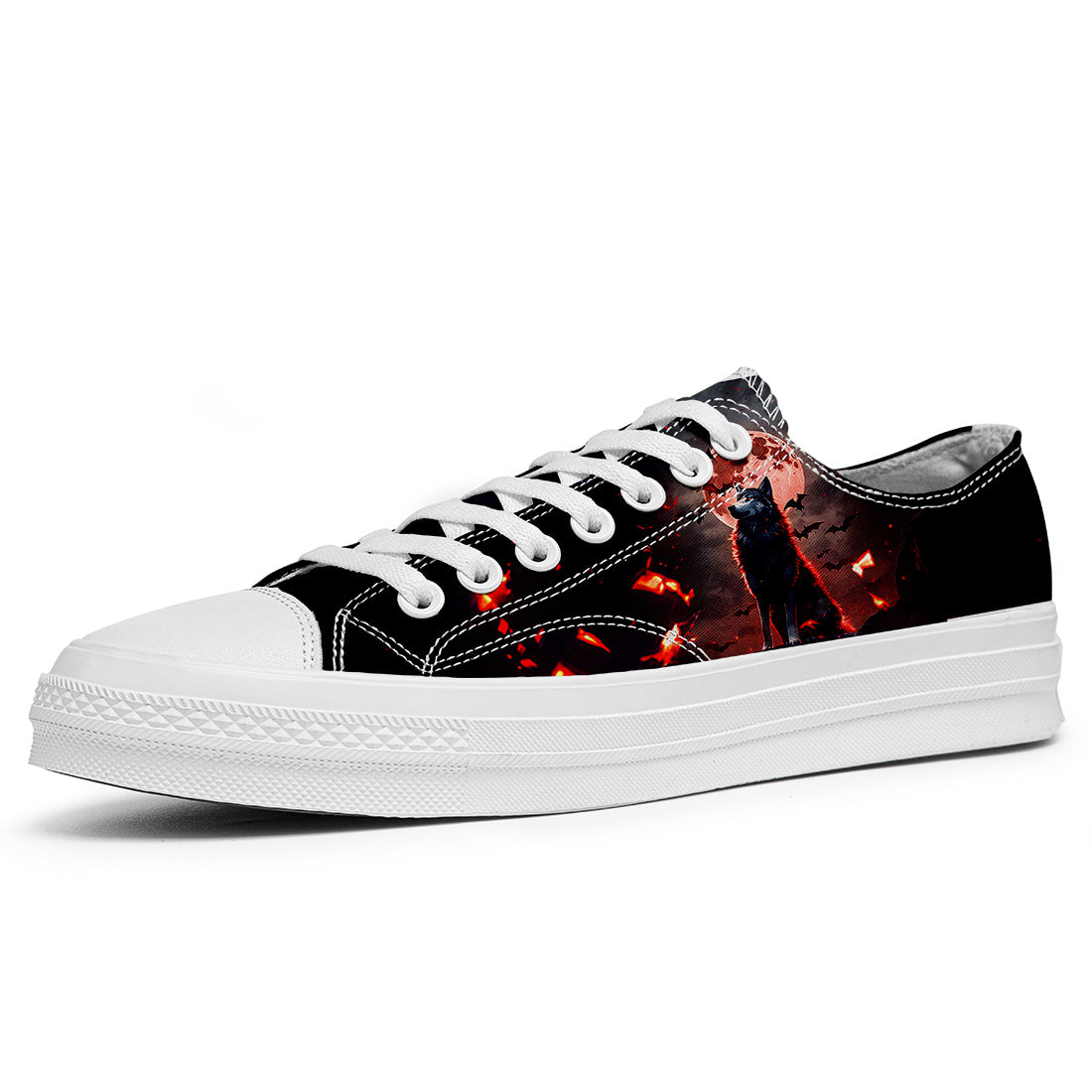Realza tu estilo con las zapatillas bajas de lona Wolf para hombre y mujer