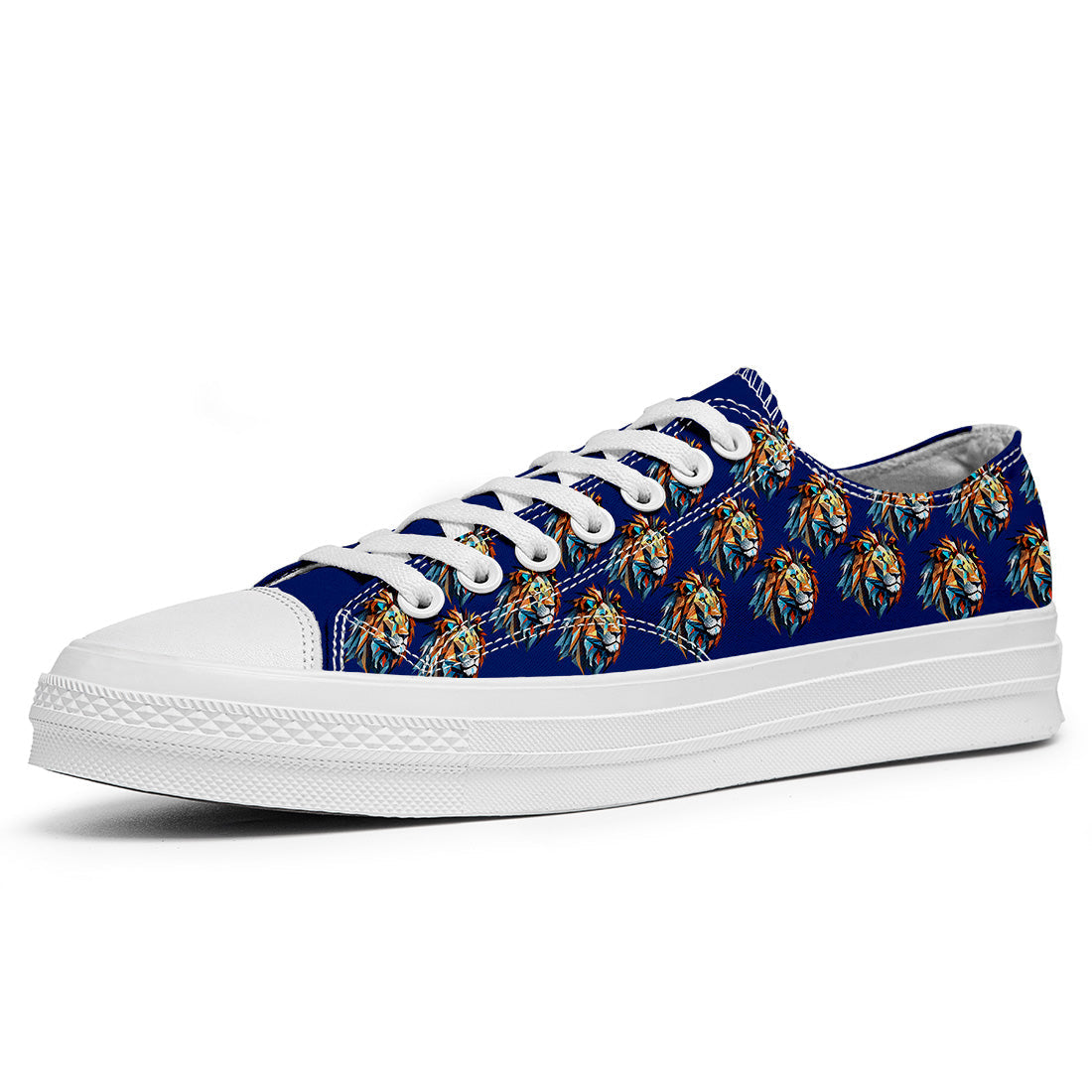 Resalta tu estilo con las zapatillas bajas de lona Lion para hombre y mujer