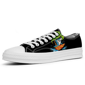 Realza tu estilo con las zapatillas bajas de lona Shark para hombre y mujer