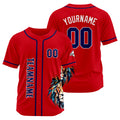 Uniformes de béisbol personalizados de alta calidad para adultos y niños & optimizados para el rendimiento & color rojo